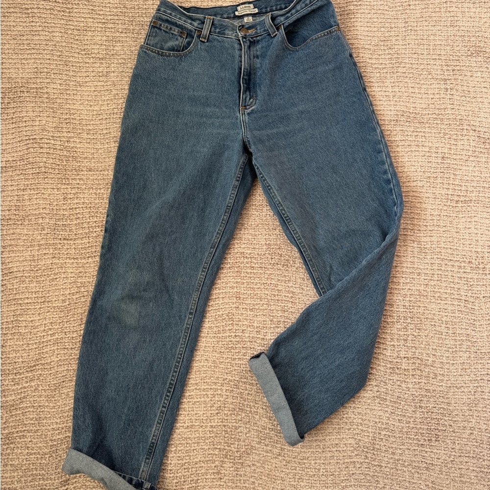 L.L. Bean Classic Denim Boyfriend Jeans
